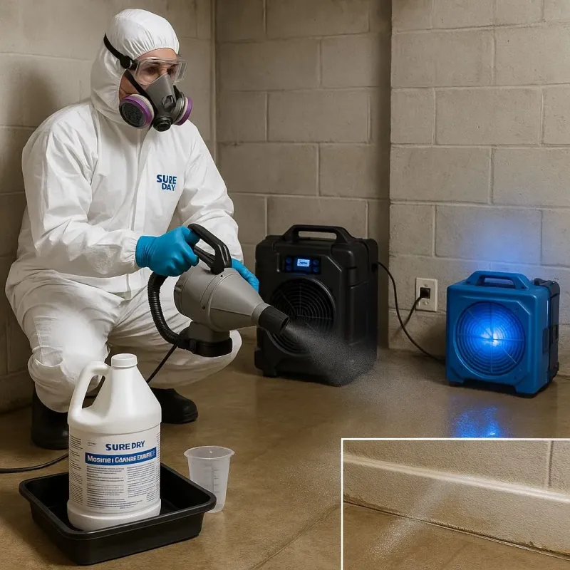 Sanitization and Odor Removal process in Waltham, MA